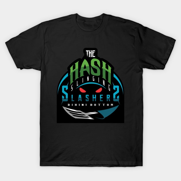 The Hash Slinging Slashers/Sports Logo T-Shirt by tduffyworld